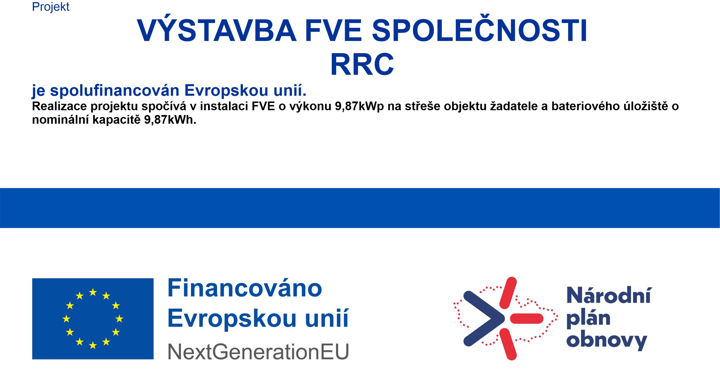Výstavba FVE společnosti RRC
